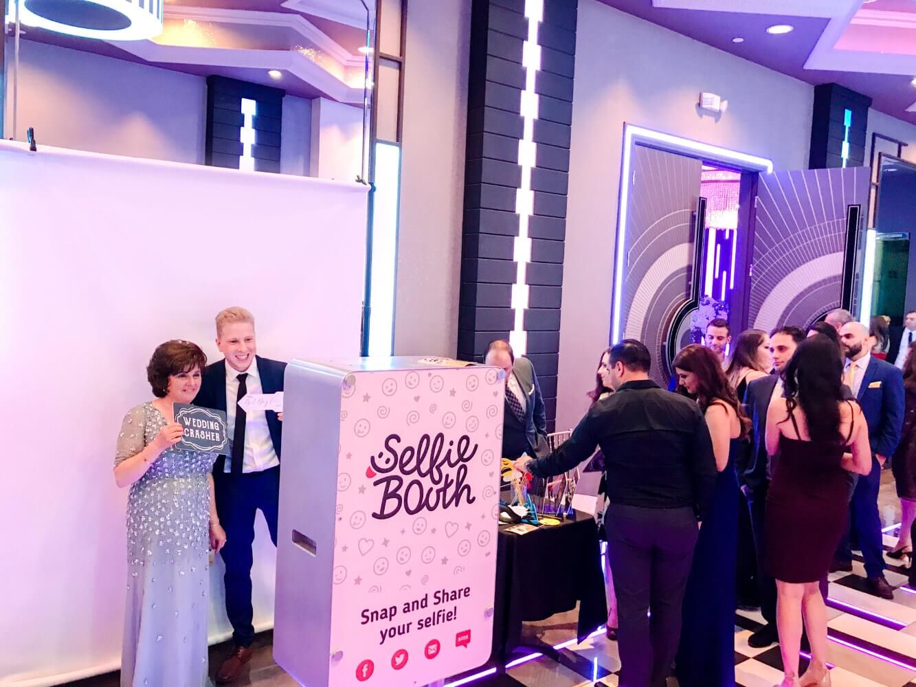 Selfie Booth Setup in a Party