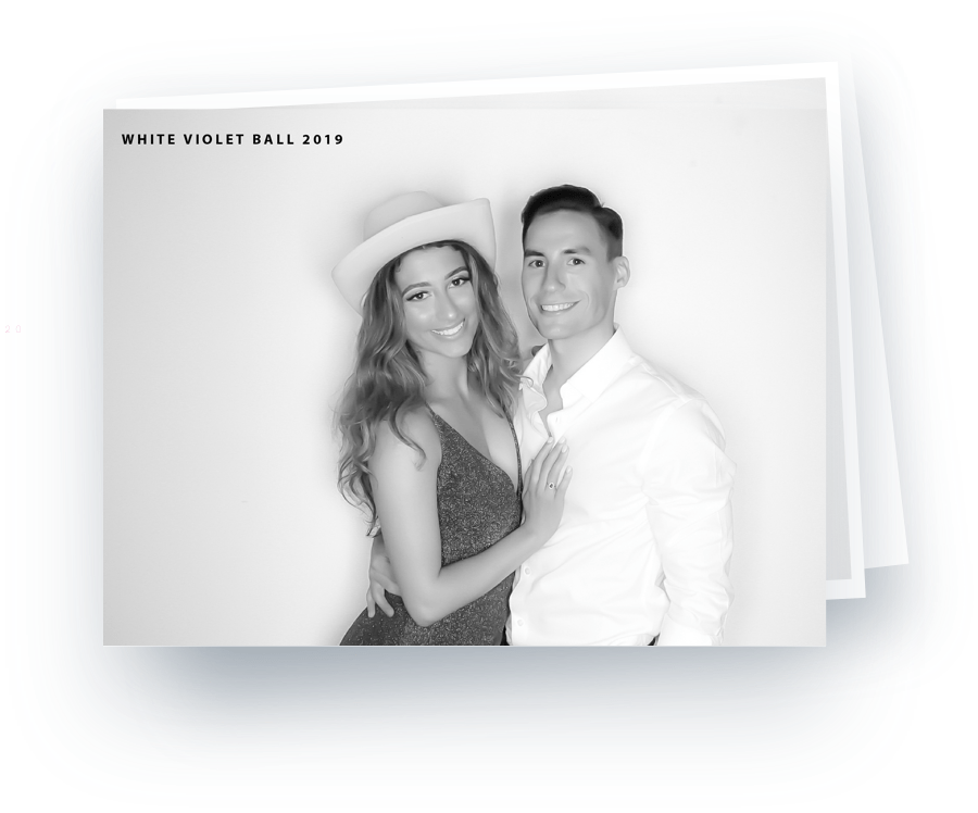 B&W Couple Image From Selfie Boot