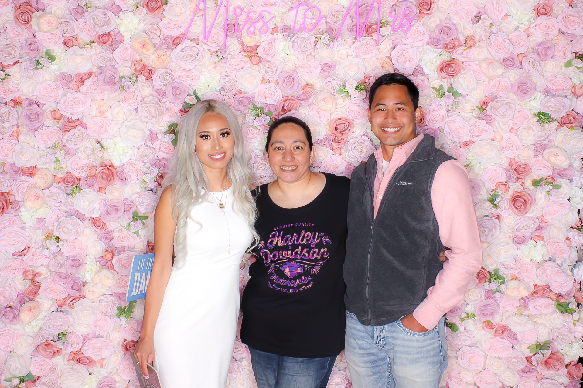 Floral Backdrop Setup